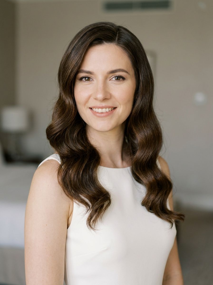 Hollywood Waves in dezenter Version - Standesamt Frisuren